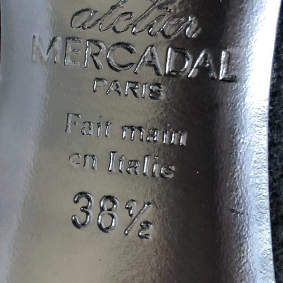 NWOB Atelier Mercadal Paris Suede Pumps Size 7.5 - Picture 6 of 6